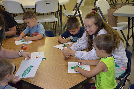 Children Making Craft