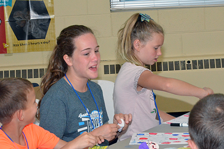 Children Working on Crafts