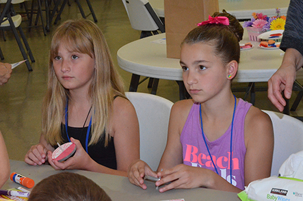 Children Working on Craft