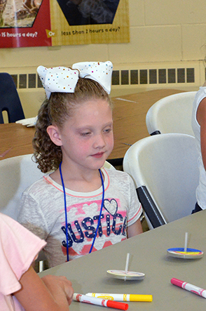 Child Working on Craft