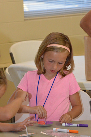 Child Working on Craft