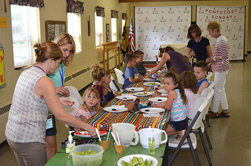 Children Eating Snack