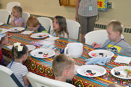 Children Eating Snack