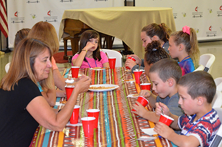 Children Eating Snack